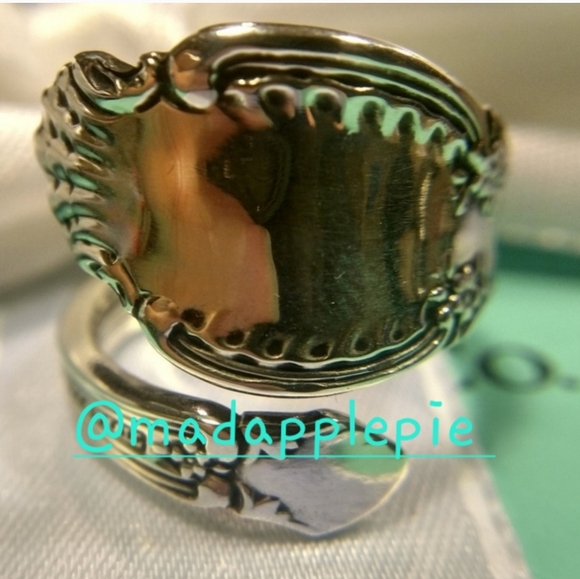 Antique1892 Tiffany & Company Richeliue Spoon-Ring #14 - Picture 2 of 9